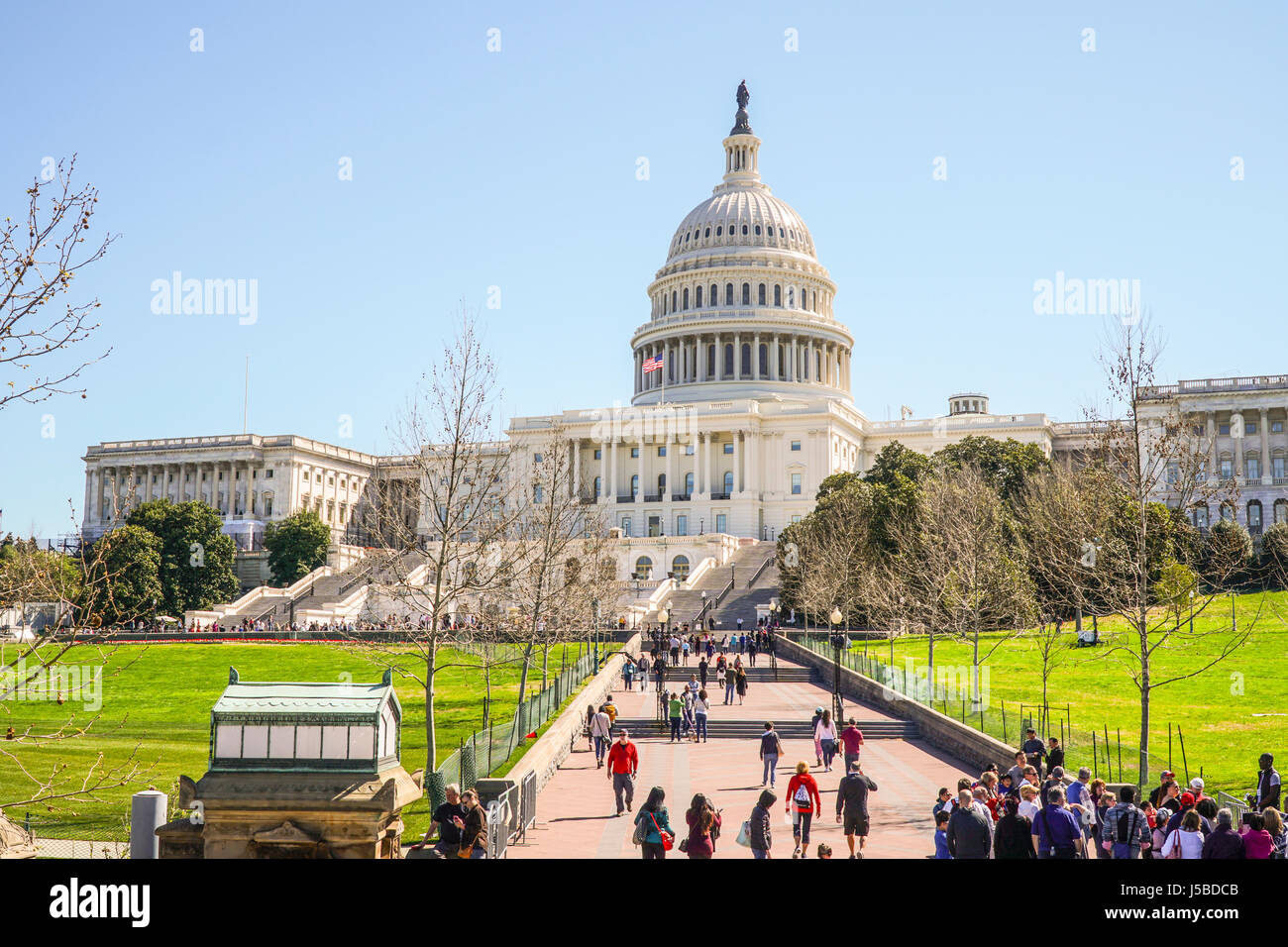 Le principali attrazioni di Washington DC - il Campidoglio US - Washington DC - COLUMBIA Foto Stock