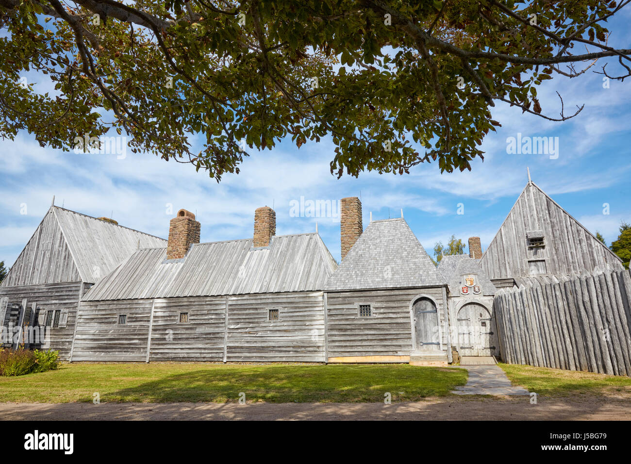 Port-Royal National Historic Site, Port Royal, Nova Scotia Foto Stock