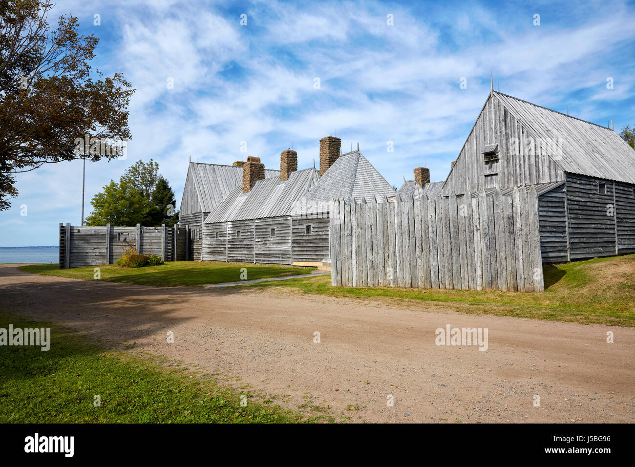 Port-Royal National Historic Site, Port Royal, Nova Scotia Foto Stock