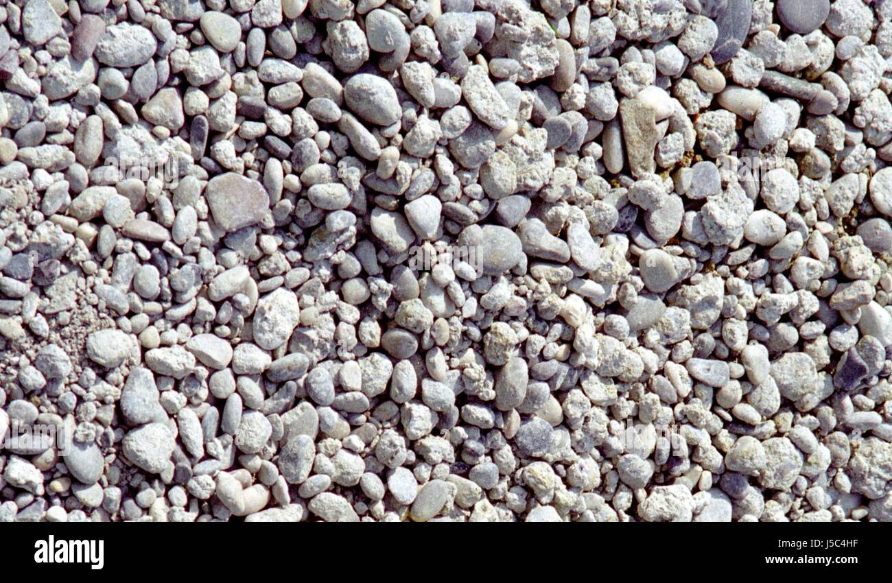 La ghiaia analoga silicico ciottoli pietroso fondale sfondo pietre della natura Foto Stock