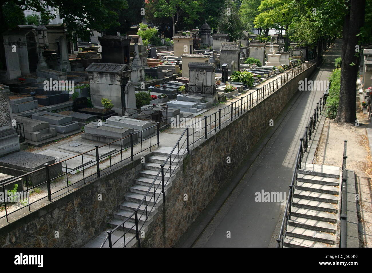 Cimitero di Montmartre Foto Stock