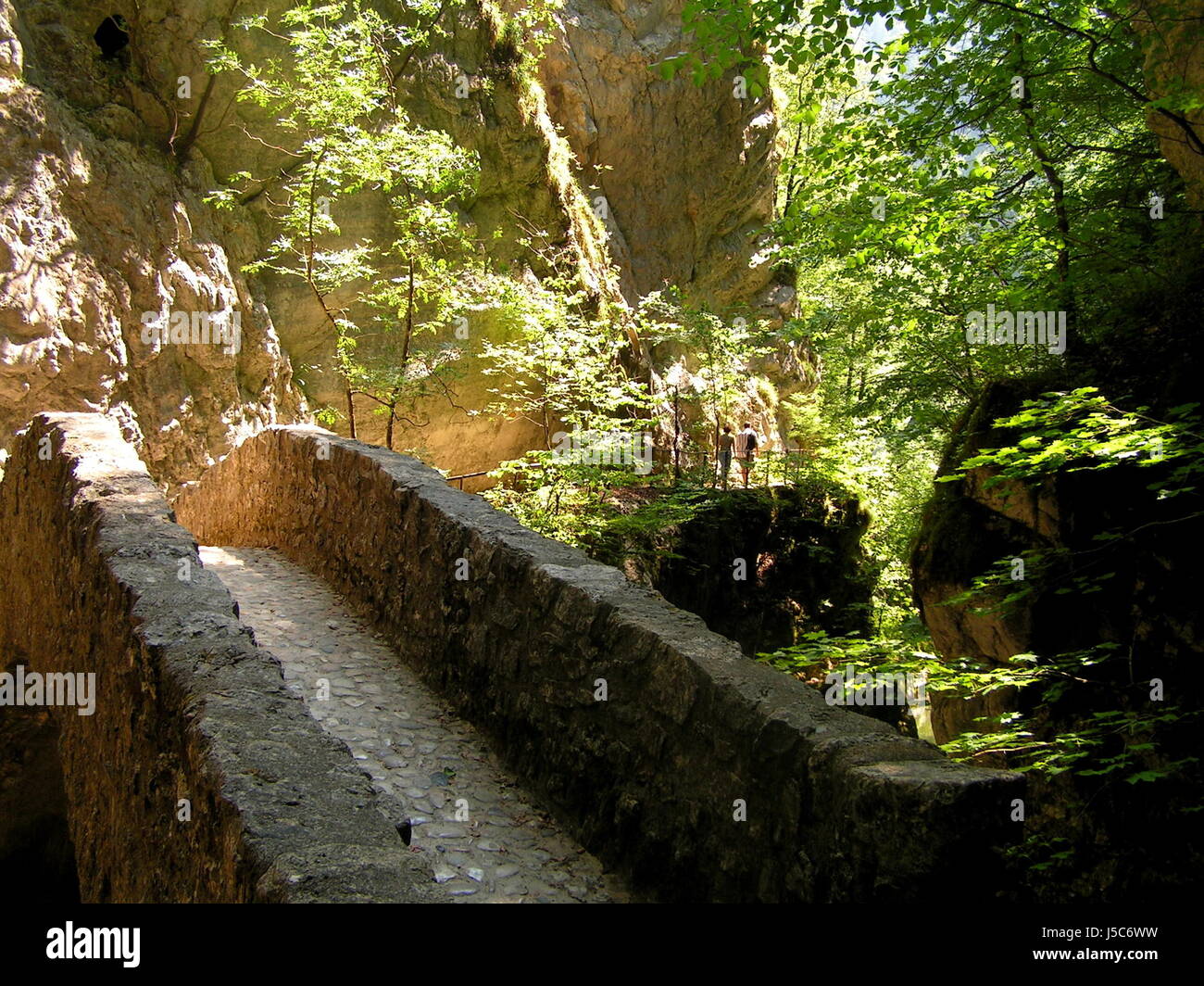 Ponte sull'areuse Foto Stock