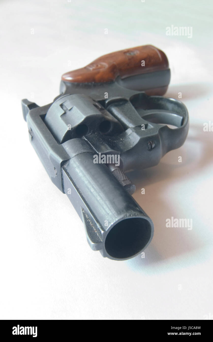 La morte di kill shot braccio pistola arma revolver fire certificato braccio deads vuoto Foto Stock