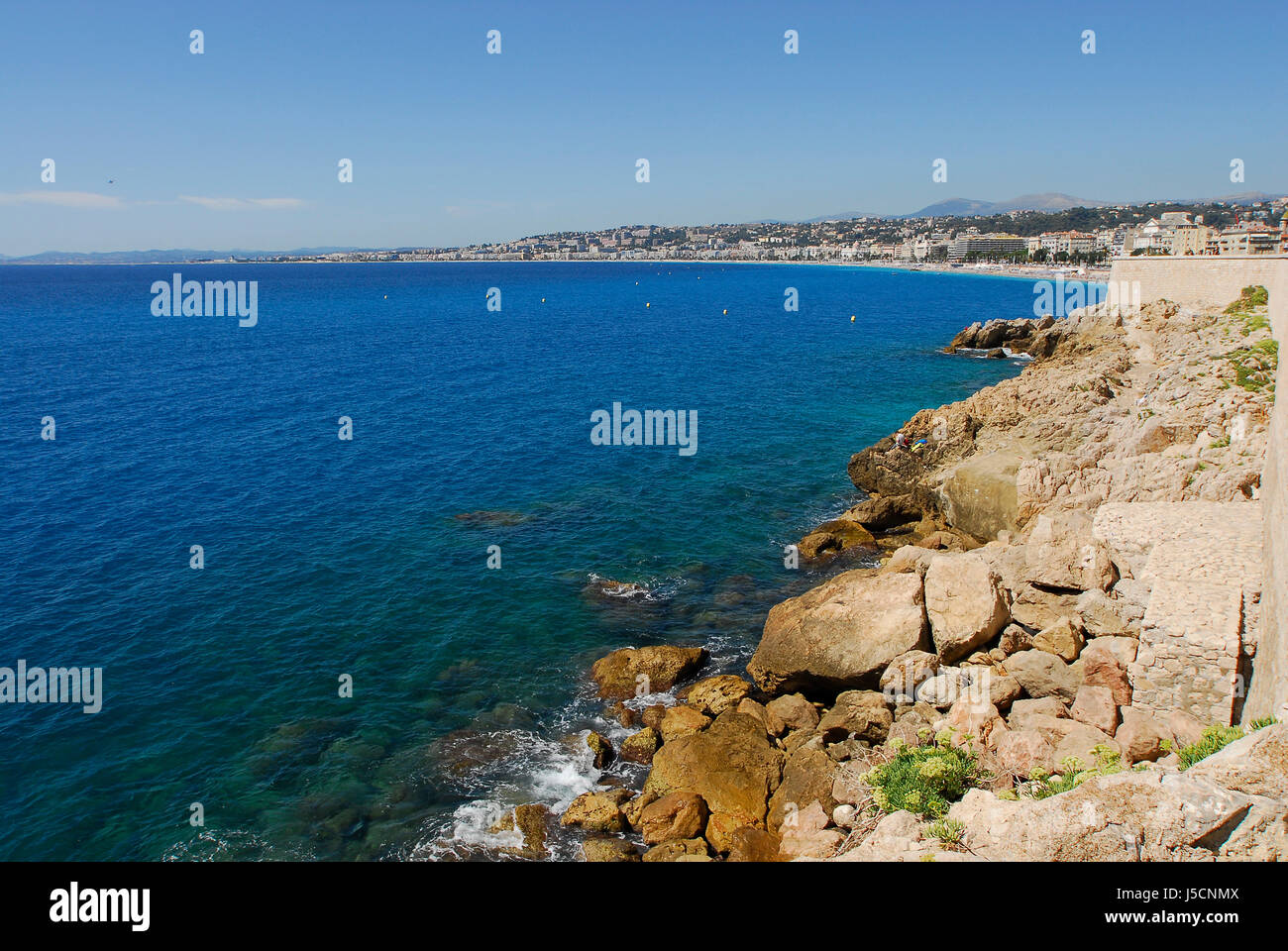 Casa vacanze vacanze vacanze turismo Francia Nizza Promenade Provence sky Foto Stock