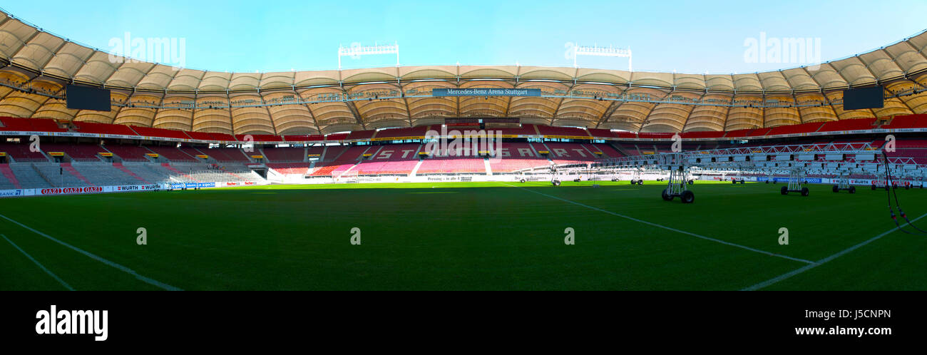 Mercedes Benz arena - il parco giochi ufficiali di FC Stuttgart Foto Stock