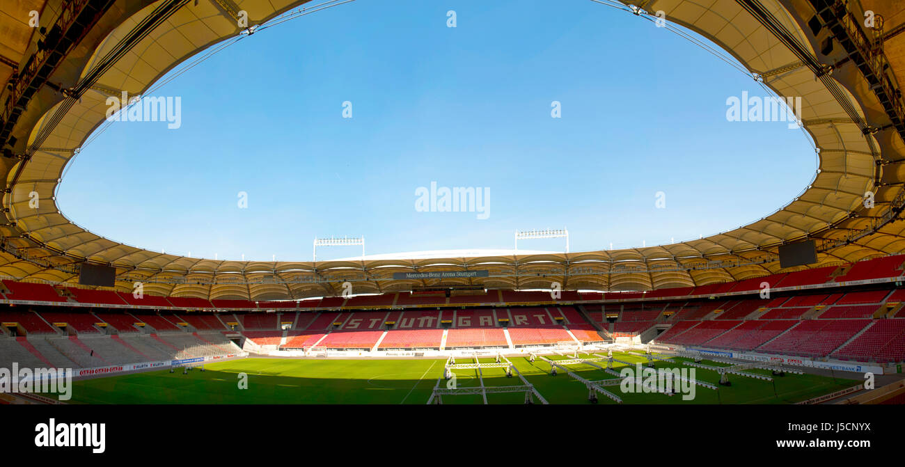 Mercedes Benz arena - il parco giochi ufficiali di FC Stuttgart Foto Stock