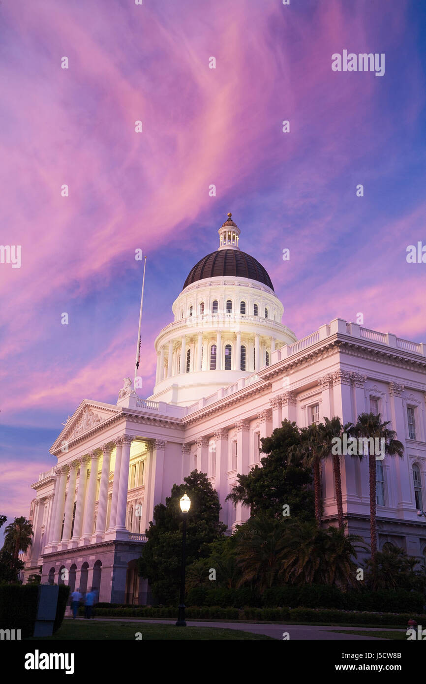 La capitale dello Stato della California a Sacramento Foto Stock
