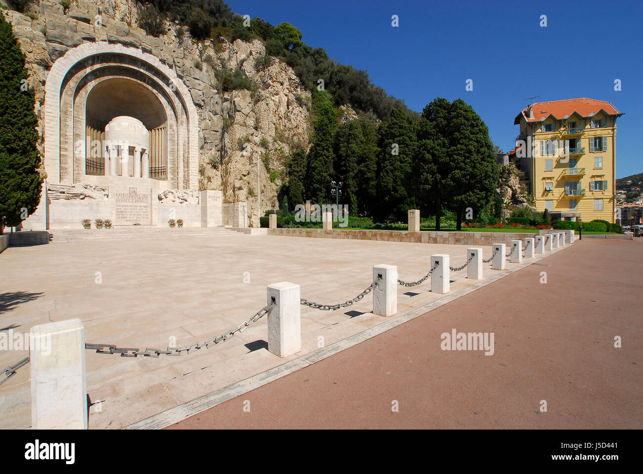 Memoriale di guerra in Nizza Foto Stock