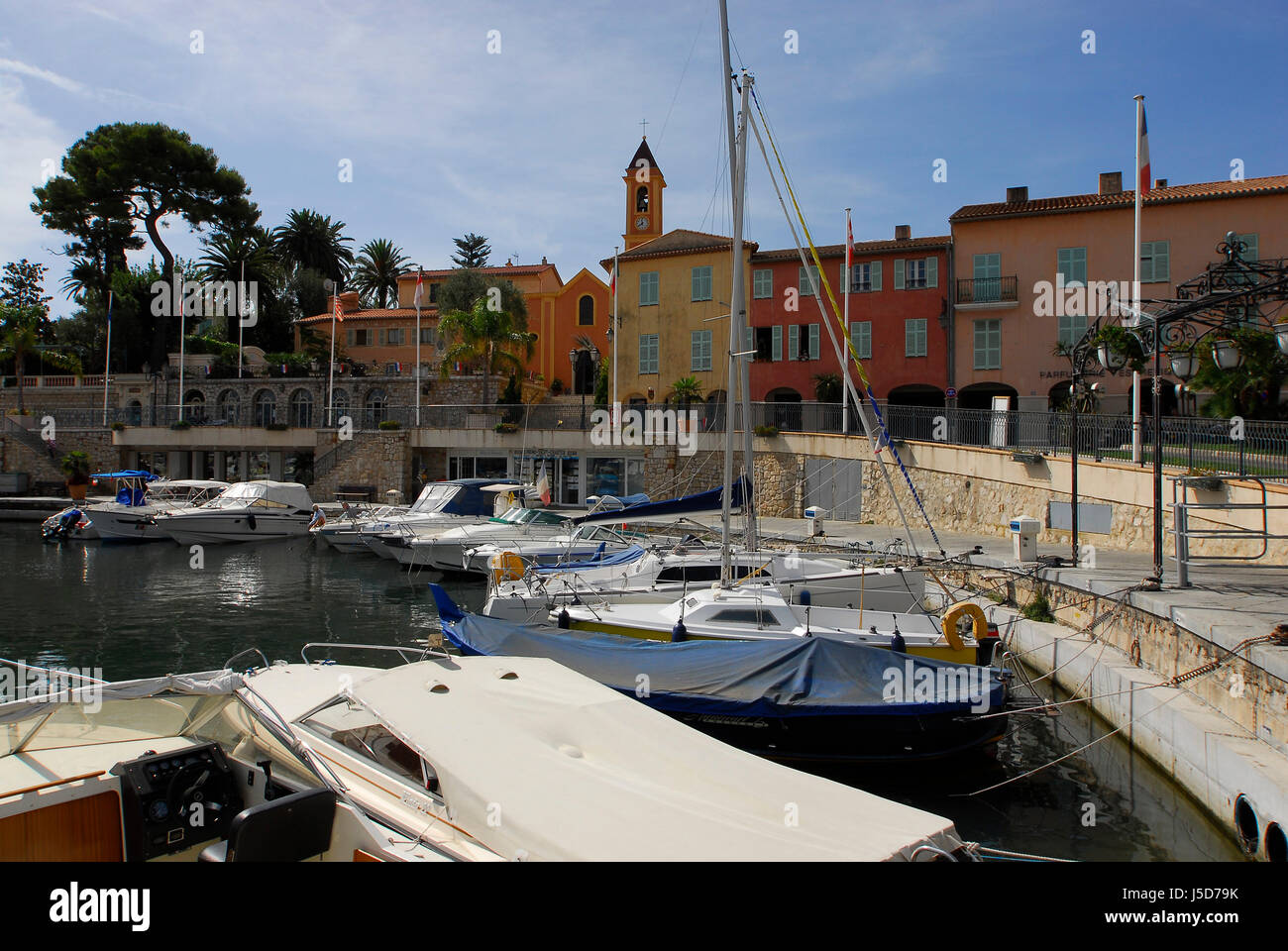 Casa vacanze vacanze vacanze turismo Francia porto barche barca a vela Foto Stock