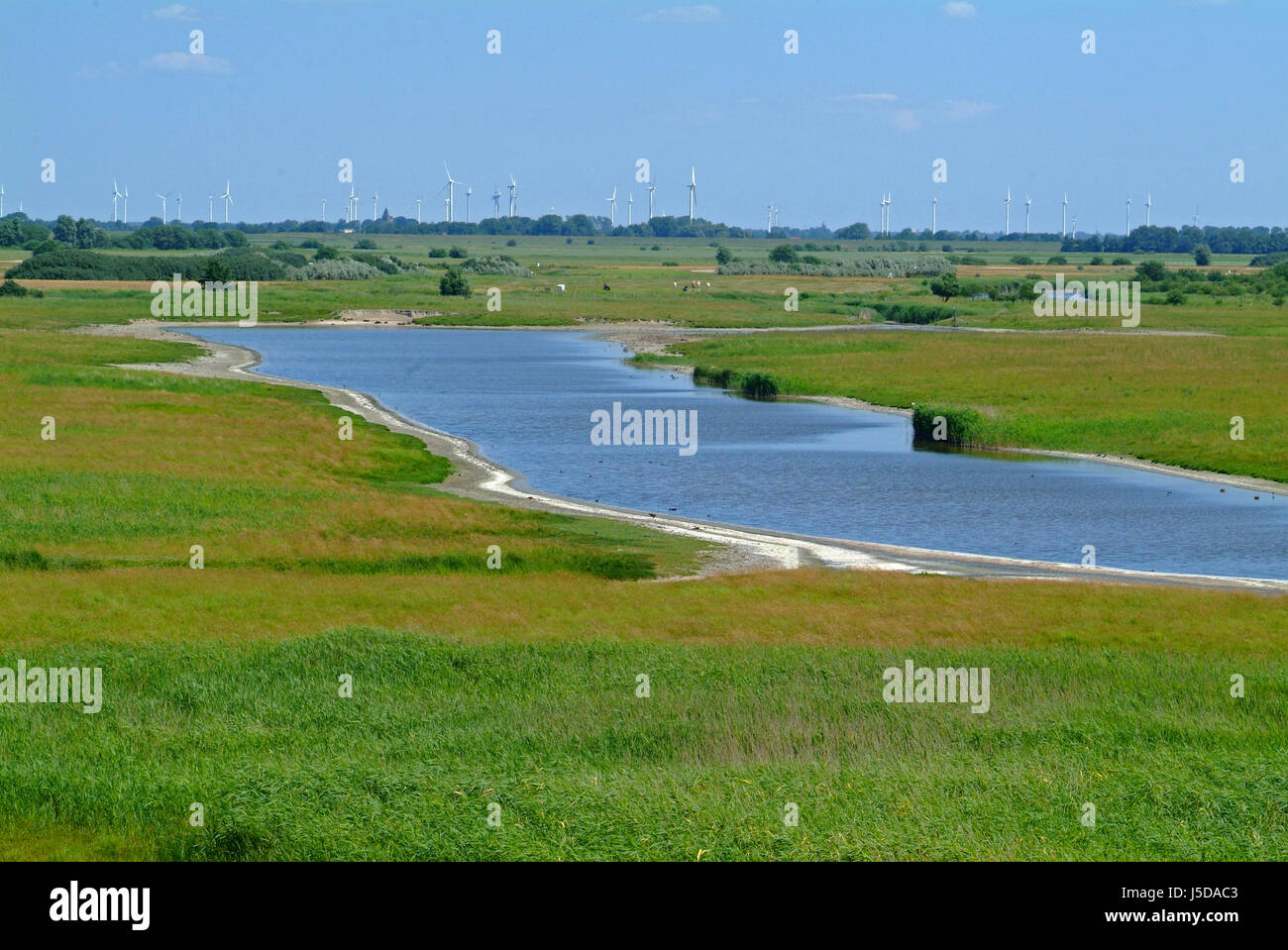 Le saline in ditmarschen Foto Stock