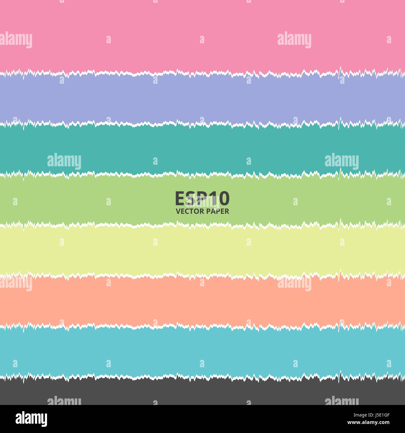 Presenza di frammenti di carta. Illustrazione Vettoriale. Illustrazione Vettoriale