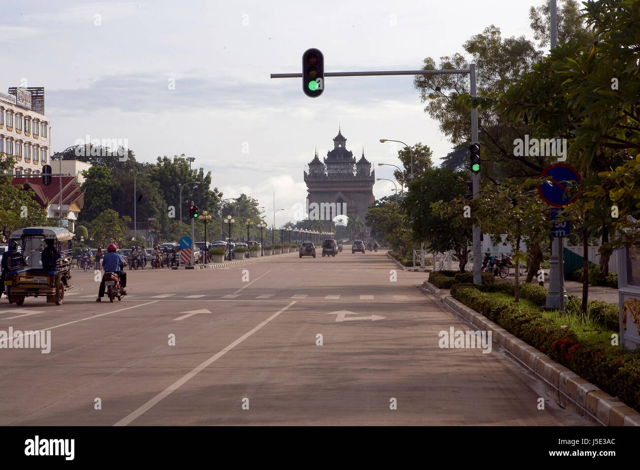 Arco trionfale in Vientiane,laos Foto Stock