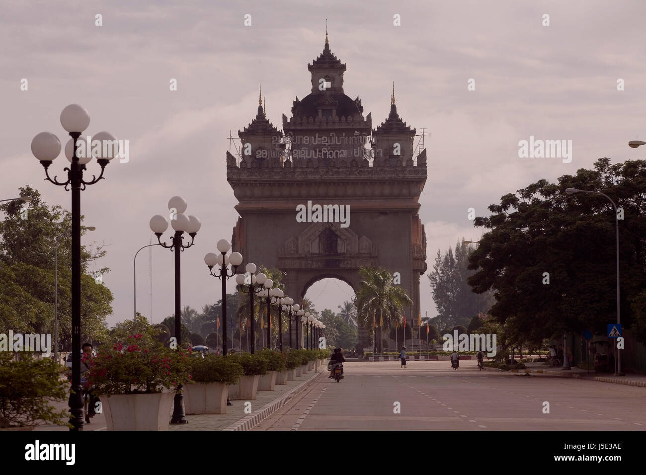 Arco trionfale in Vientiane,laos Foto Stock