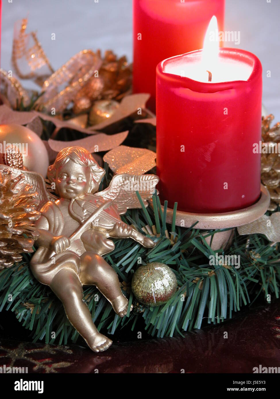 Shine brilla luminosa luce della Lucent Technologies serena Religione luminosa convinzione angelo candela Foto Stock