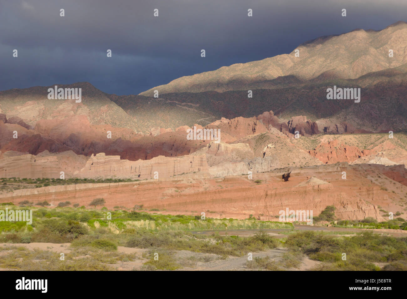 Quebrada de las Conchas (Quebrada de Cafayate), Provincia di Salta, Argentina Foto Stock