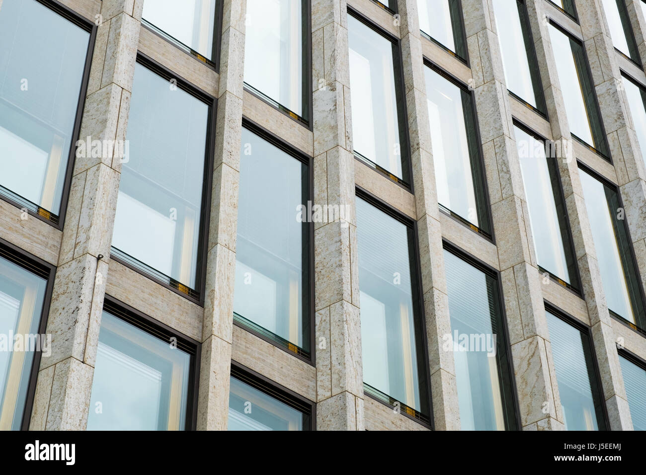 Edificio moderno dettagli esterni - facciata finestra Foto Stock