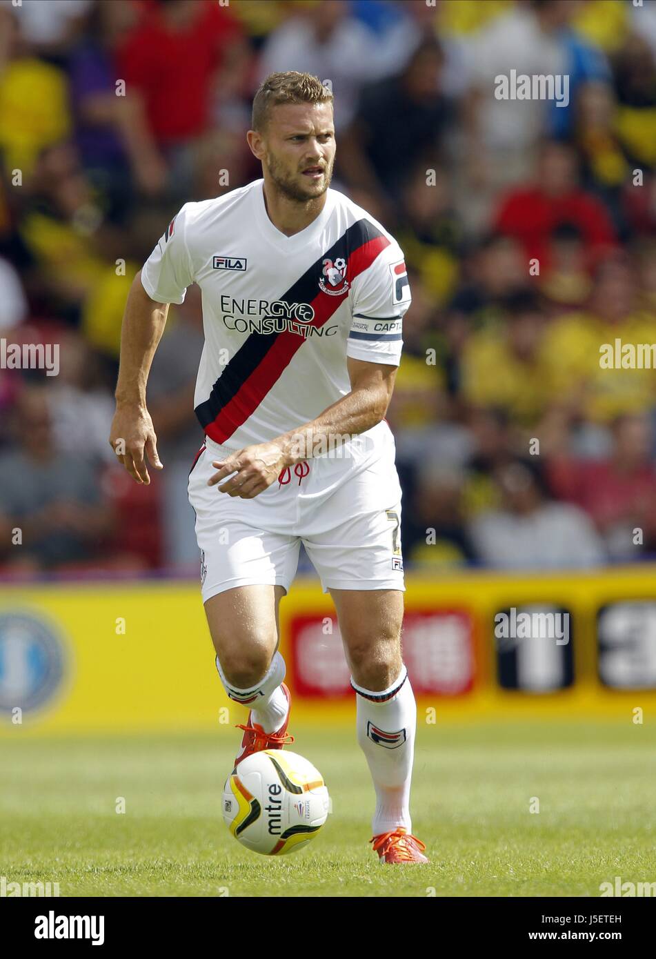 SIMON FRANCESCO AFC BOURNEMOUTH VICARAGE ROAD WATFORD INGHILTERRA 10 Agosto 2013 Foto Stock