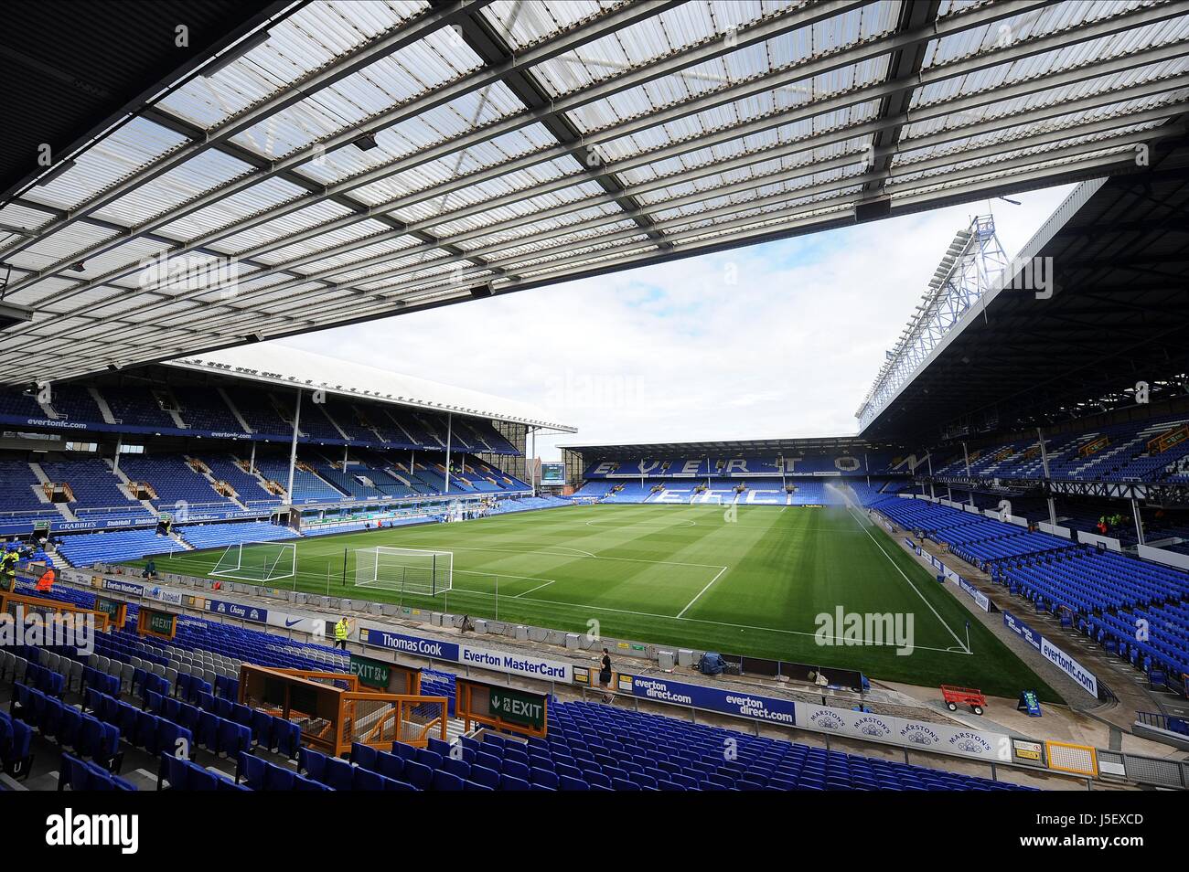 GOODISON PARK Everton FC FOOTBALL CLUB GOODISON PARK LIVERPOOL ENGLAND 24 Agosto 2013 Foto Stock