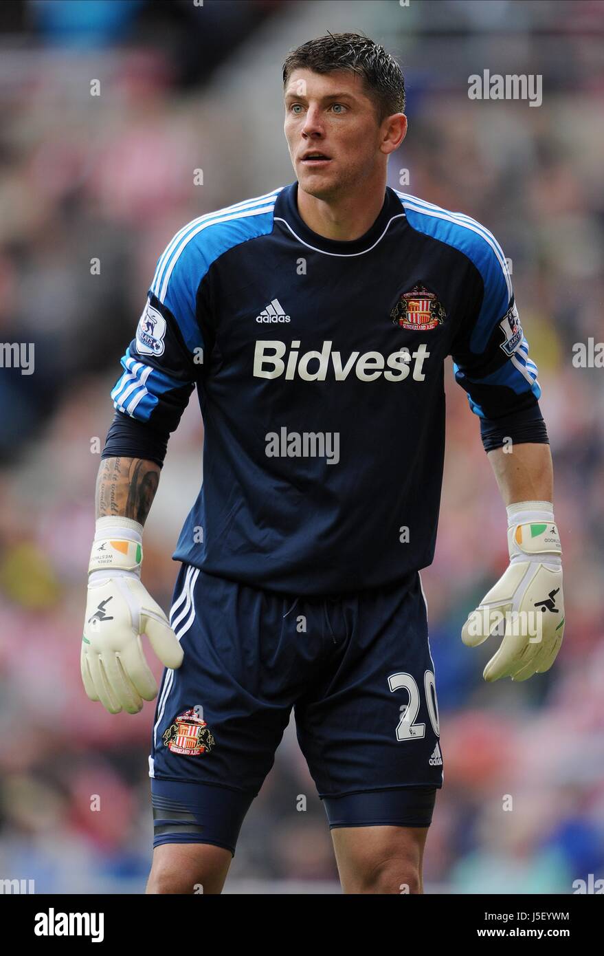 KEIREN WESTWOOD SUNDERLAND FC SUNDERLAND FC STADIO DELLA LUCE SUNDERLAND INGHILTERRA 14 Settembre 2013 Foto Stock