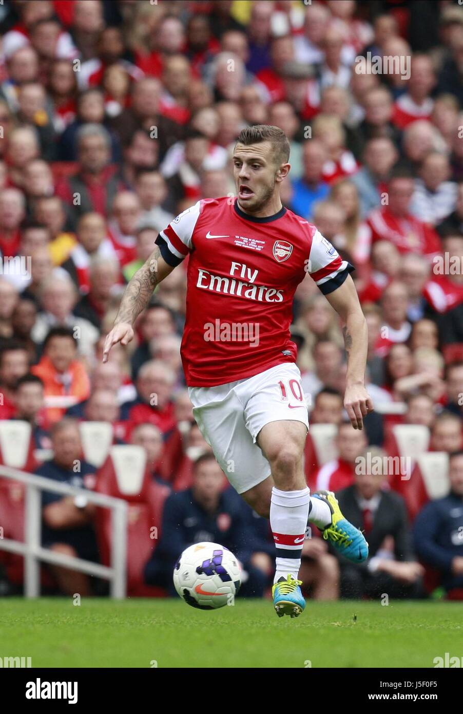 JACK WILSHIRE ARSENAL V STOKE CITY Emirates Stadium Londra Inghilterra 22 Settembre 2013 Foto Stock