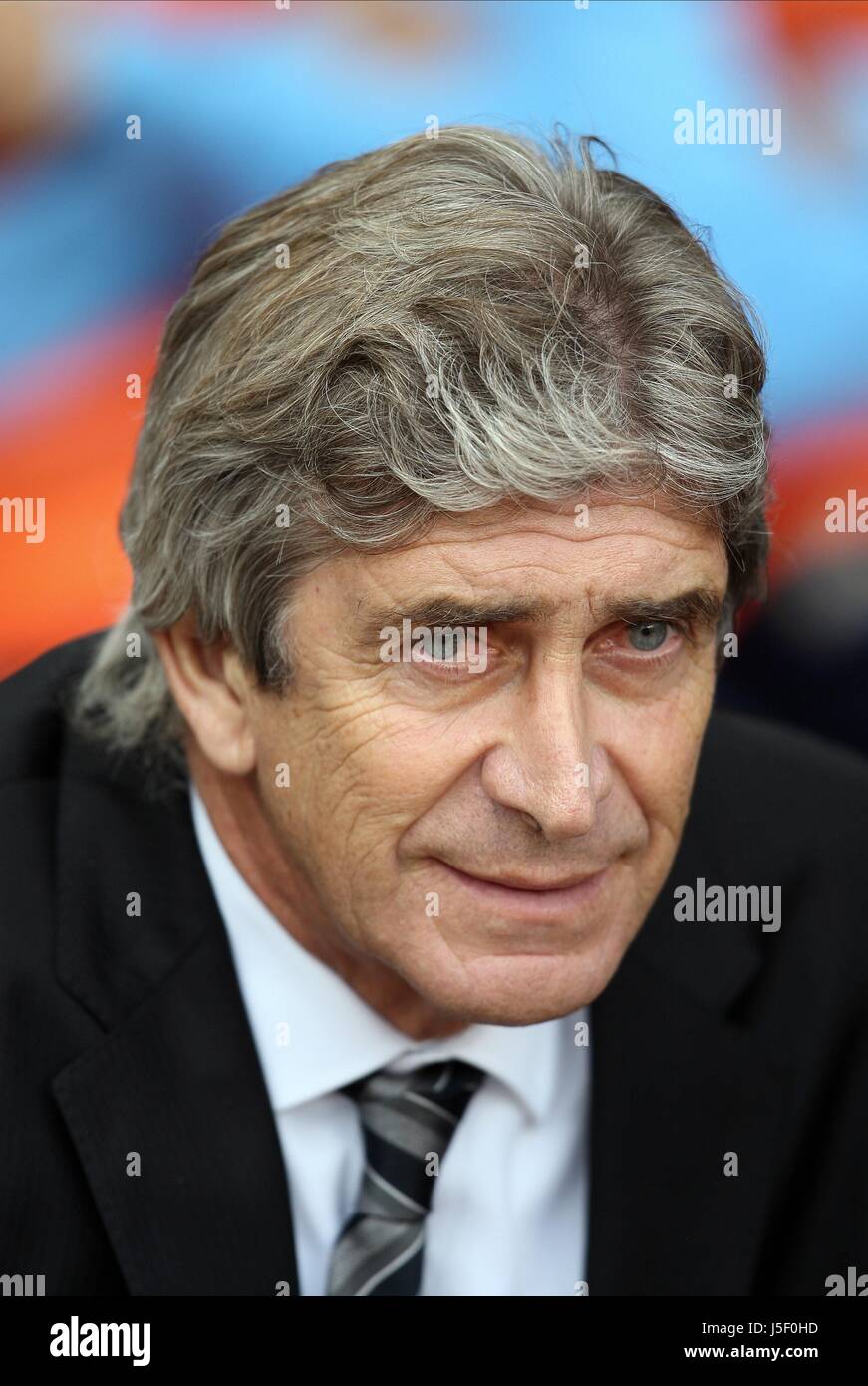 MANUEL PELLEGRINI ASTON VILLA V MANCHESTER CITY VILLA PARK Birmingham Inghilterra 28 Settembre 2013 Foto Stock