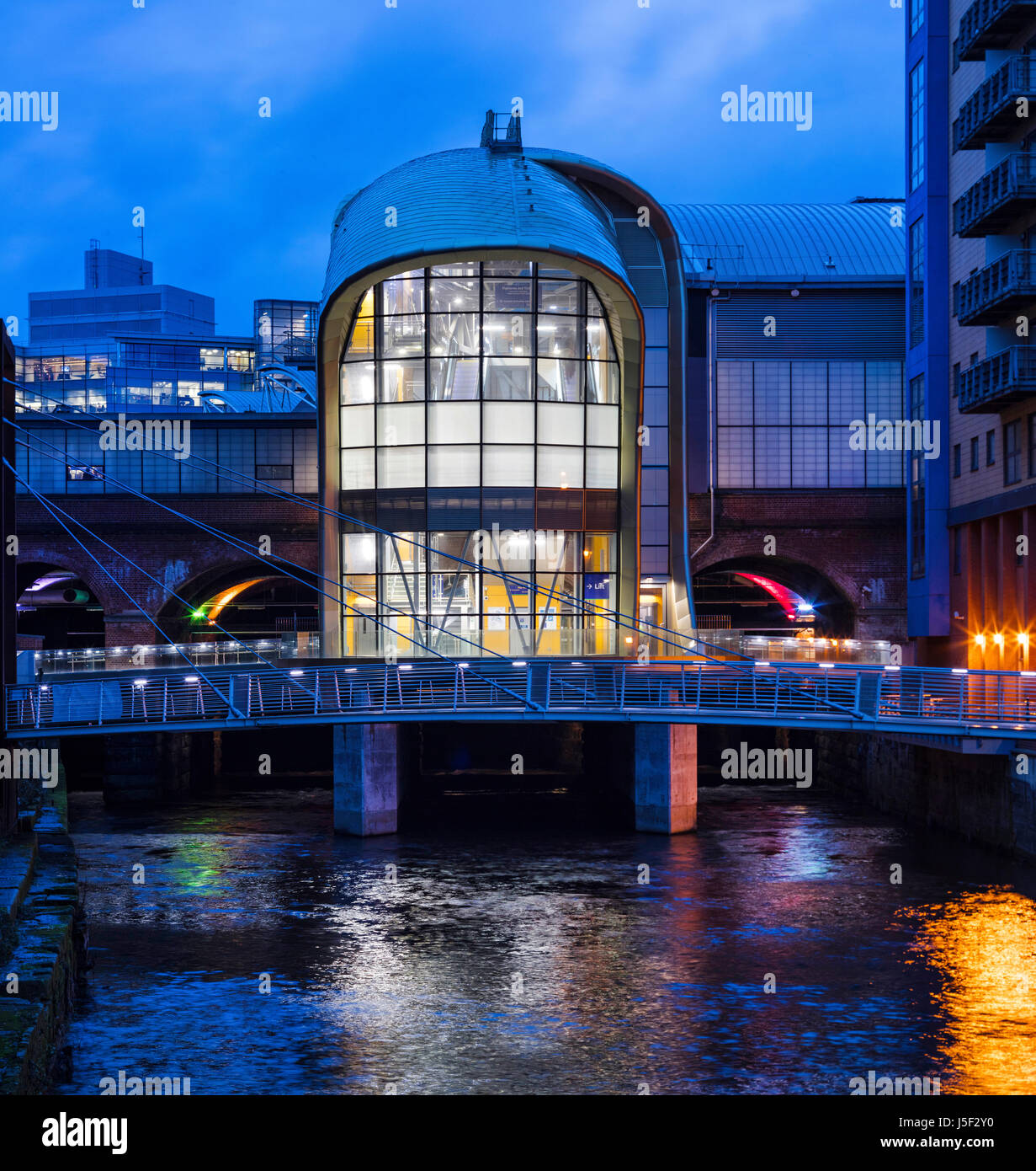 Stazione di Leeds ingresso Sud Foto Stock