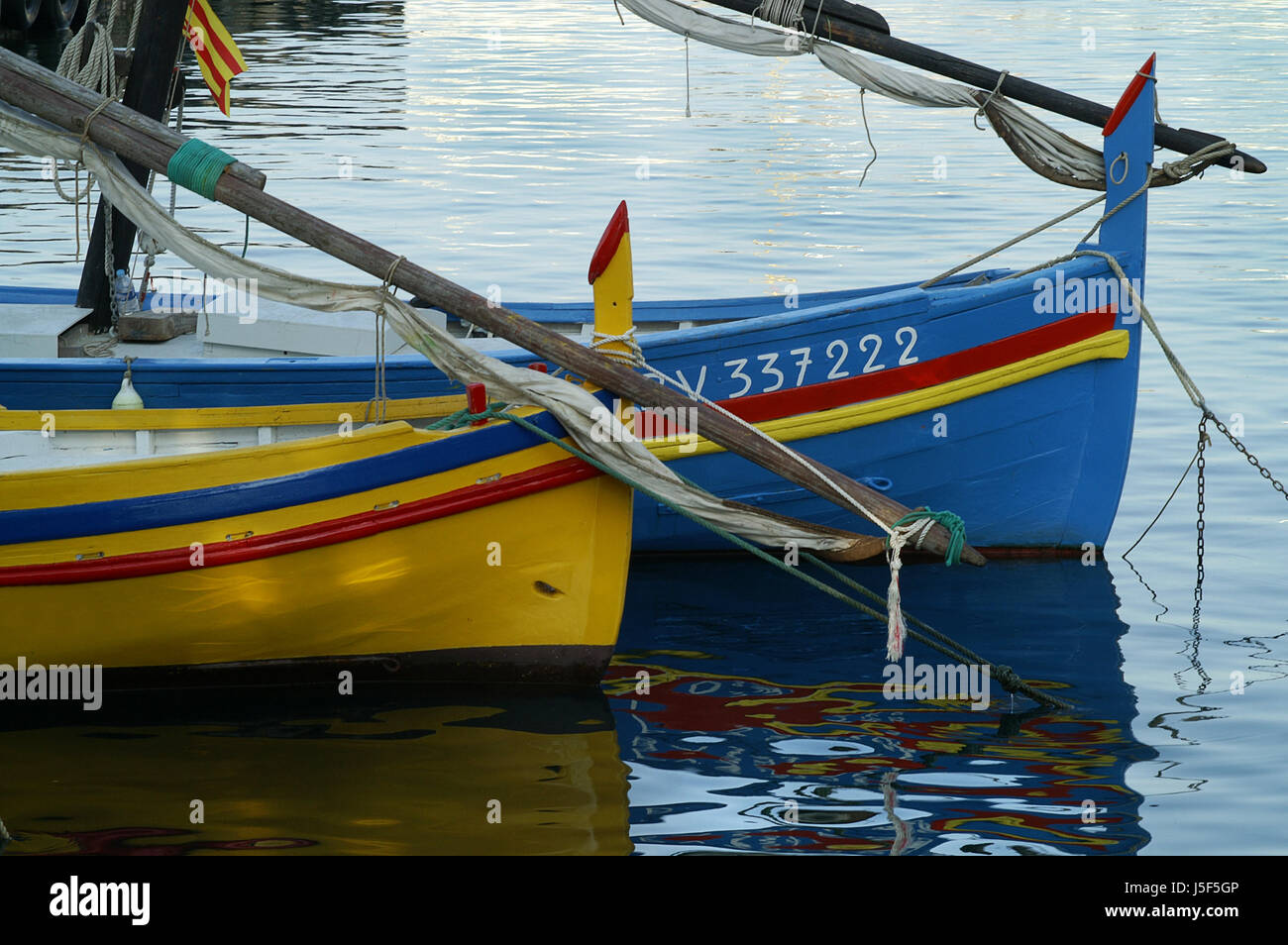 Il catalano imbarcazioni ... Foto Stock