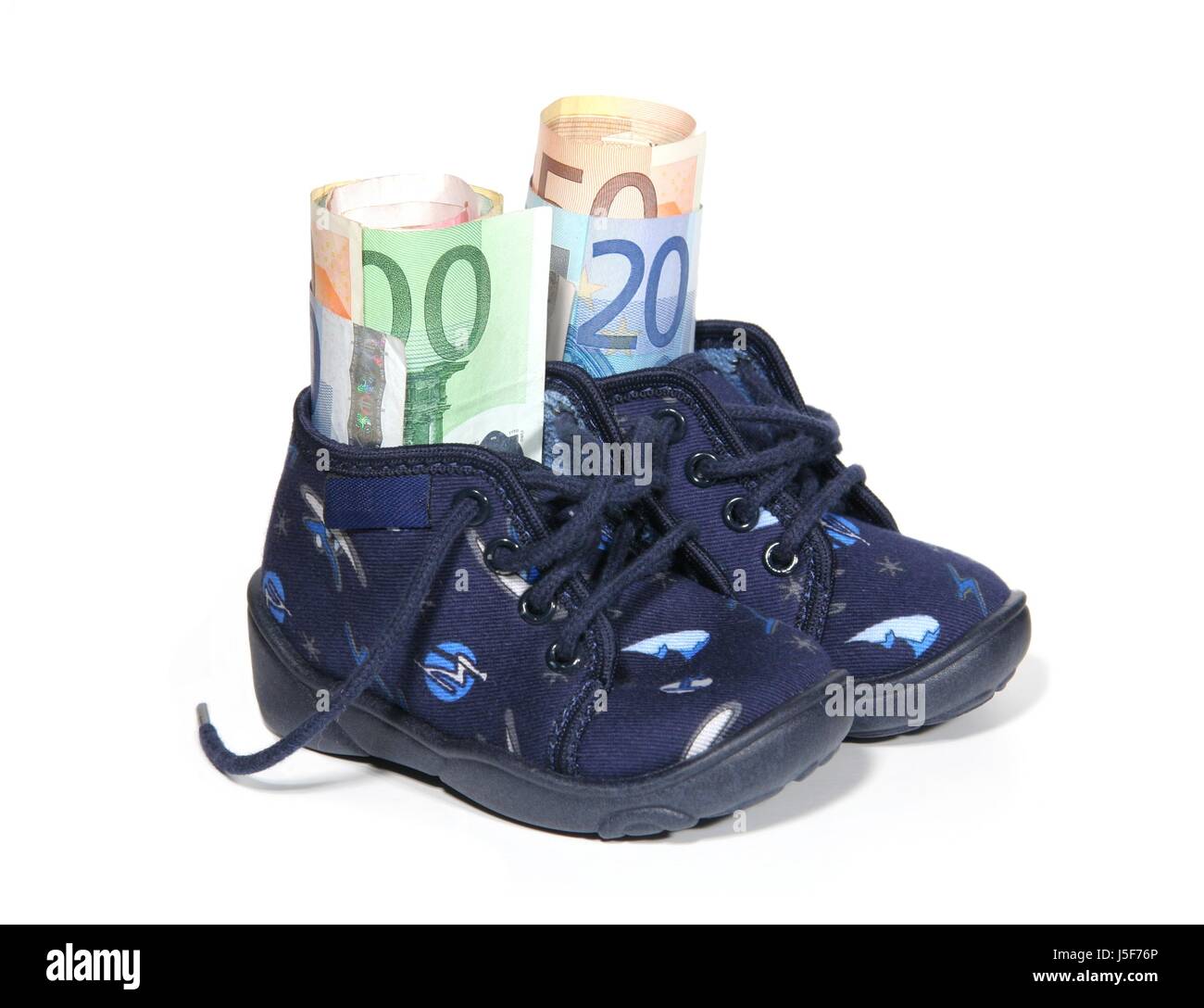 Nascita parto parto scarpe per la consegna di euro salvare baby genitori madre mom Foto Stock