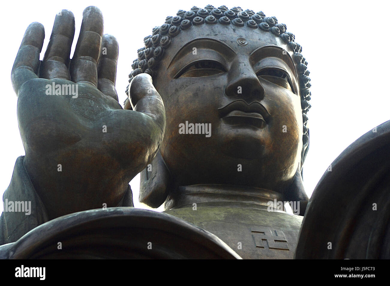 Di hong kong di Buddha gigante Foto Stock