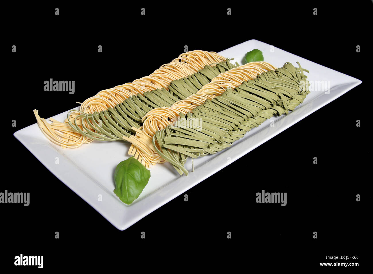 Il cibo del ristorante aliment macro close-up di ammissione macro vista ravvicinata green Foto Stock