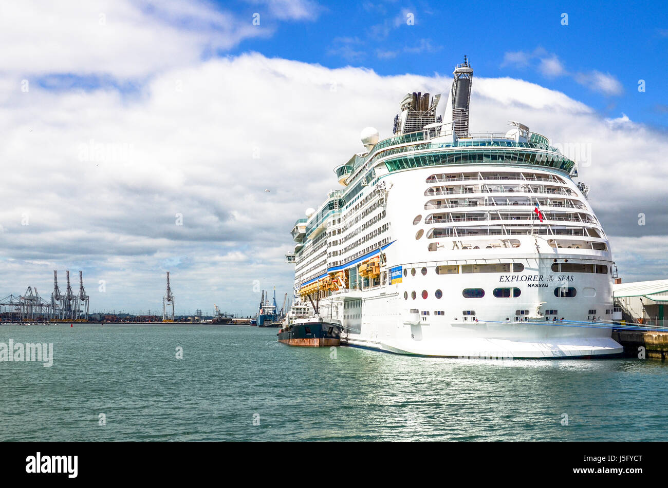 L'esploratore dei mari Crociera al Porto di Southampton Foto Stock