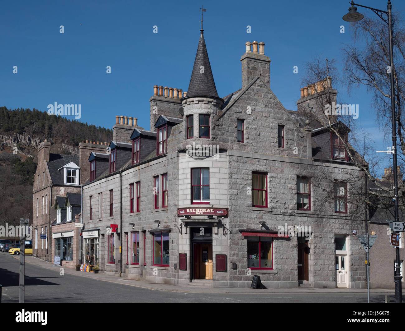 Hotel Occidental Balmoral Bar, Ballater, Aberdeenshire, Scotland, Regno Unito Foto Stock