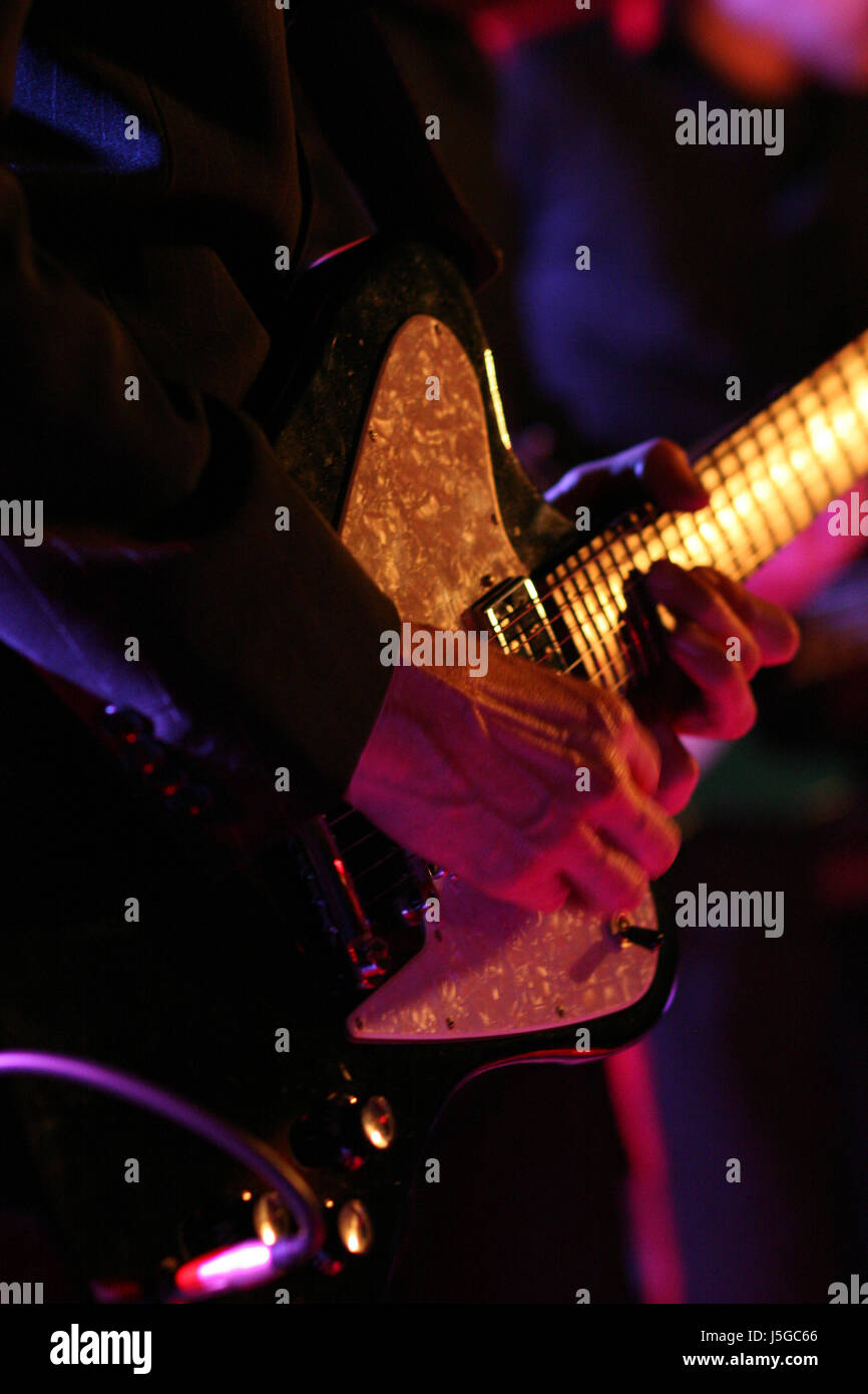 chitarristi Foto Stock