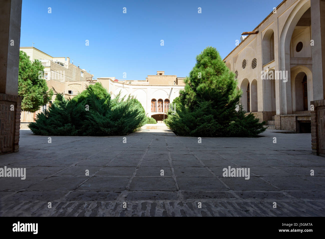 Agha Bozorg moschea, Kashan, Iran, Medio Oriente Foto Stock