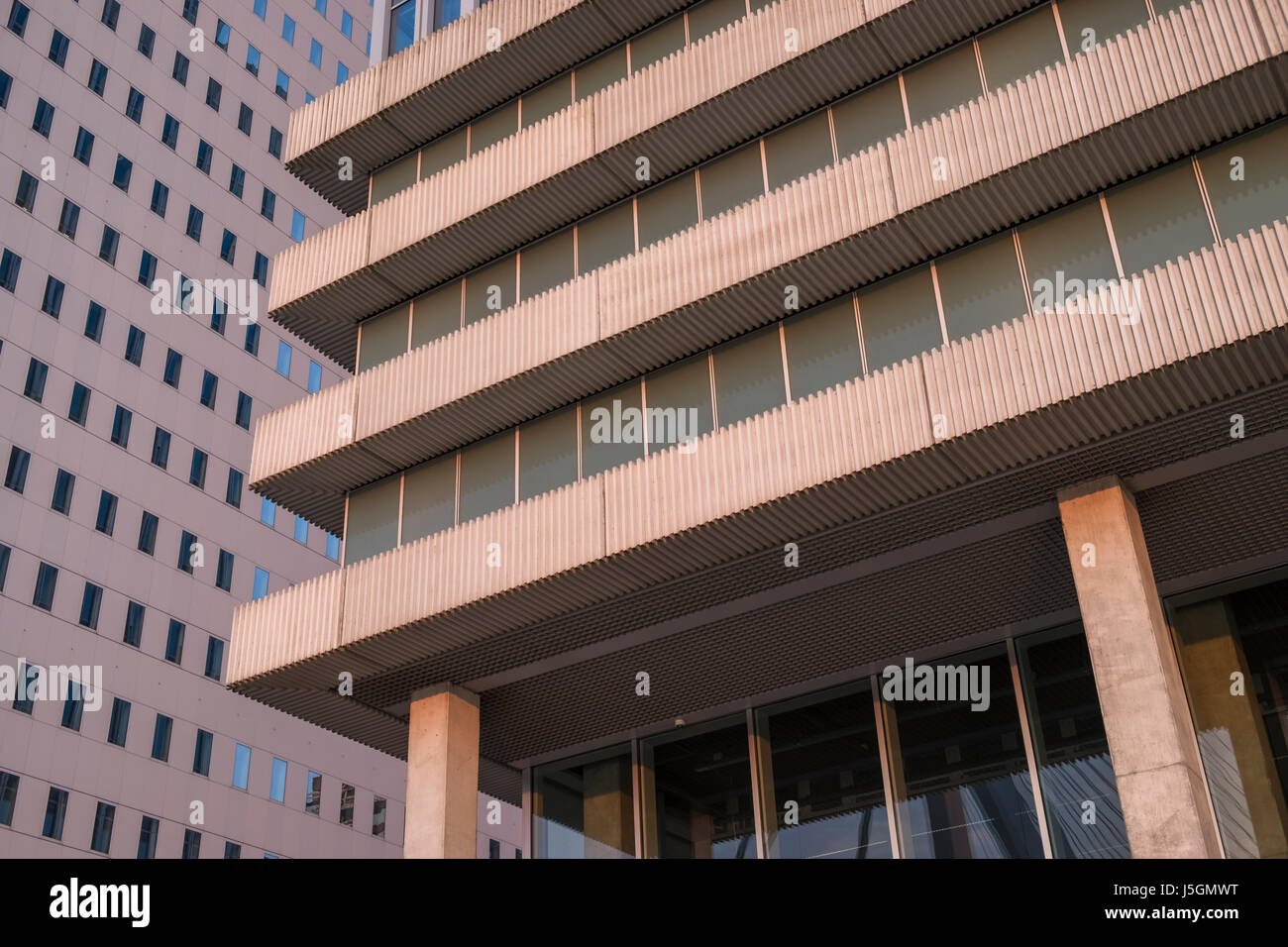 Esempi di moderna architettura Olandese, Katendrecht, Rotterdam, Paesi Bassi. Foto Stock