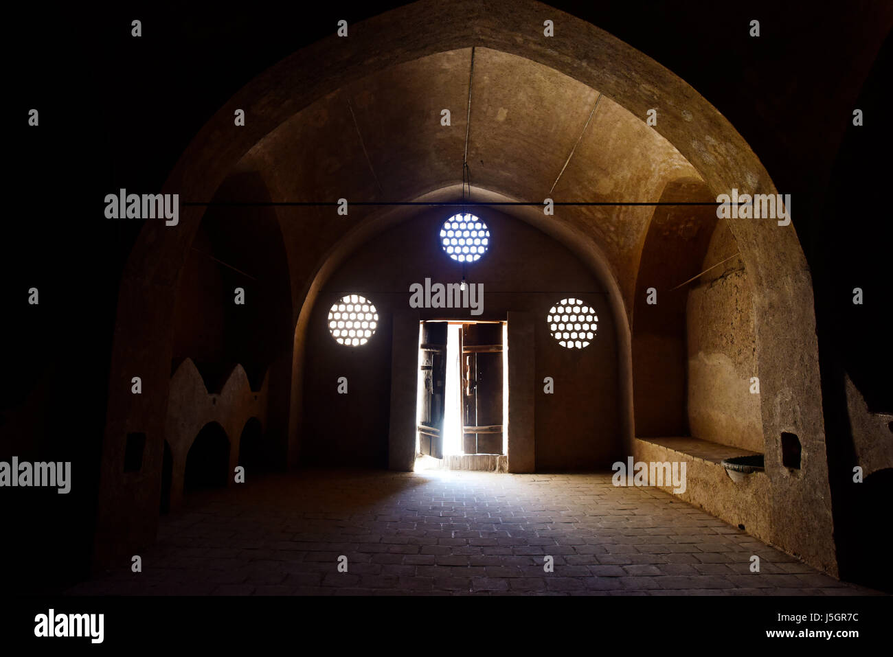 Agha Bozorg moschea, Kashan, Iran, Medio Oriente Foto Stock