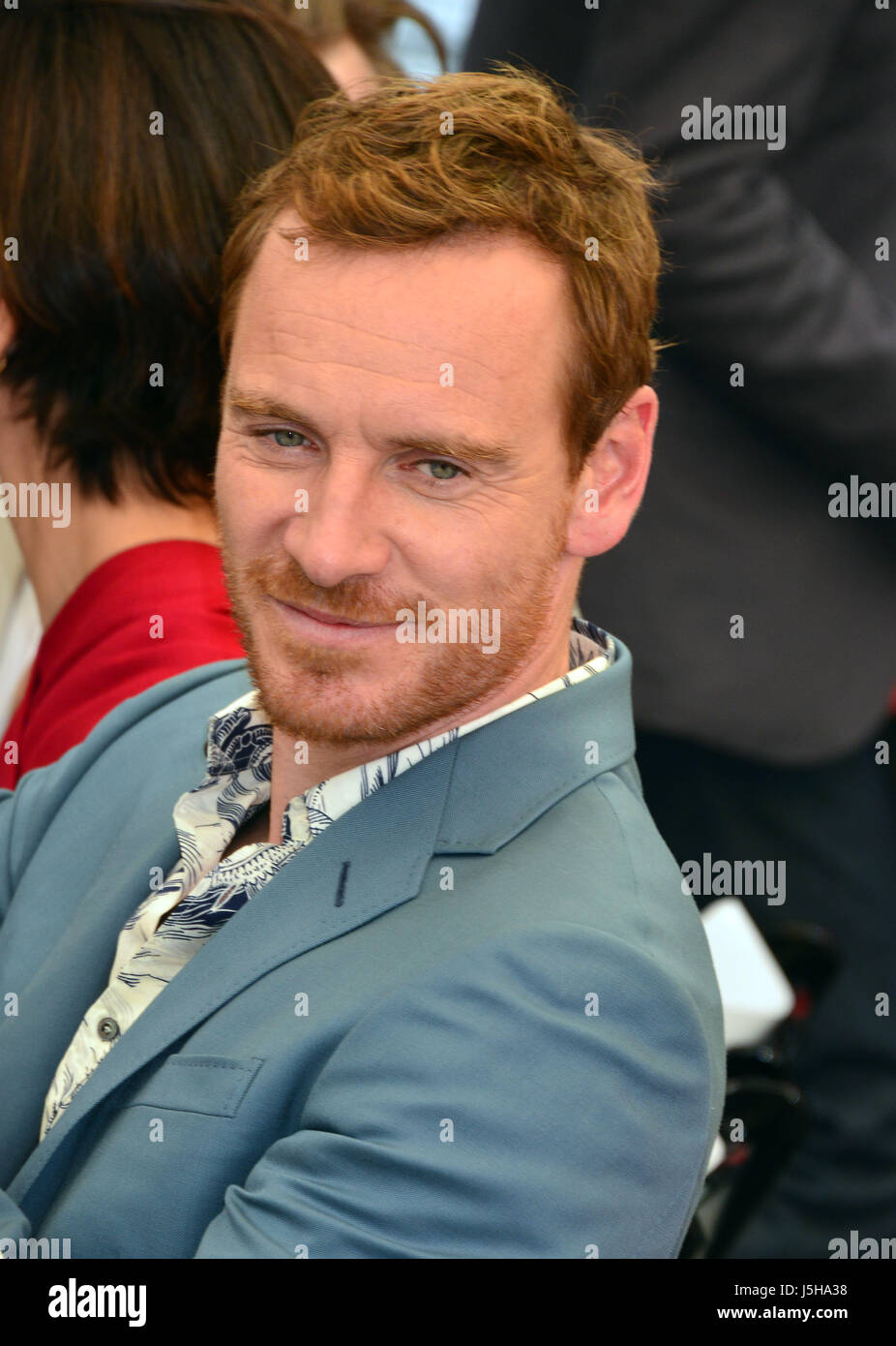 Michael Fassbender 017 arrivando a lo straniero di Premiere presso la leva TCL Chinese Theatre di Los Angeles. Maggio 17, 2017. Foto Stock