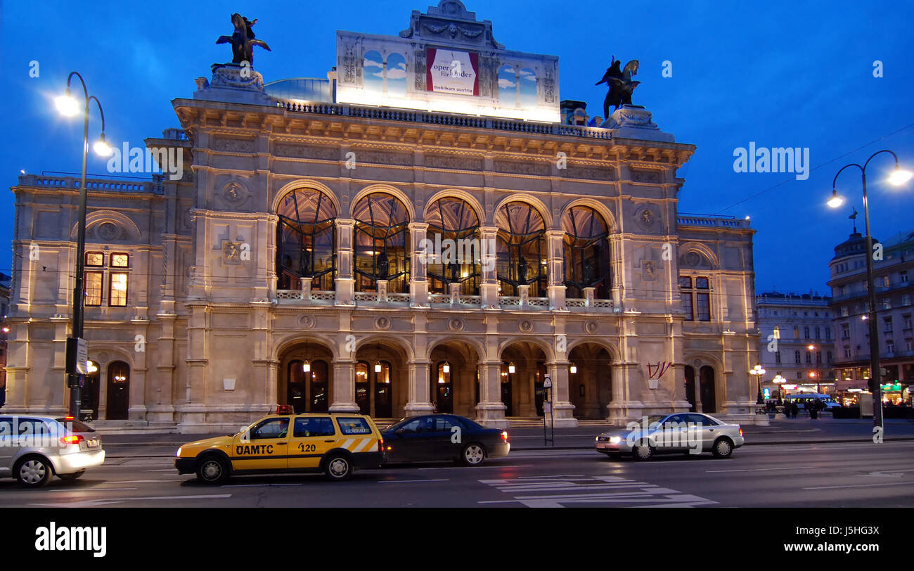 Opera di stato di vienna Foto Stock