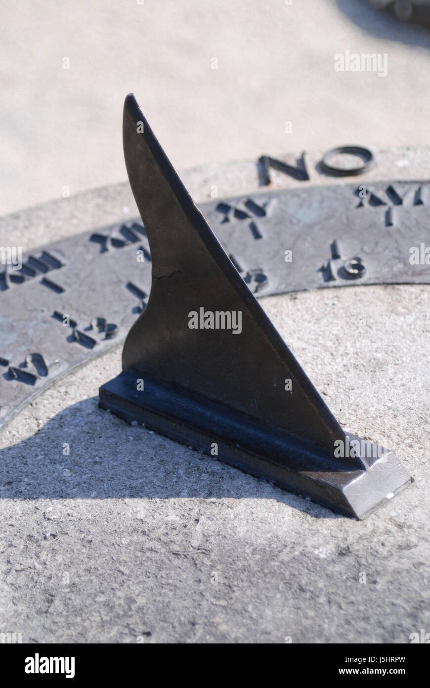 Orologio storico momento sun dial valori numerici della misurazione del tempo punto della bussola Foto Stock