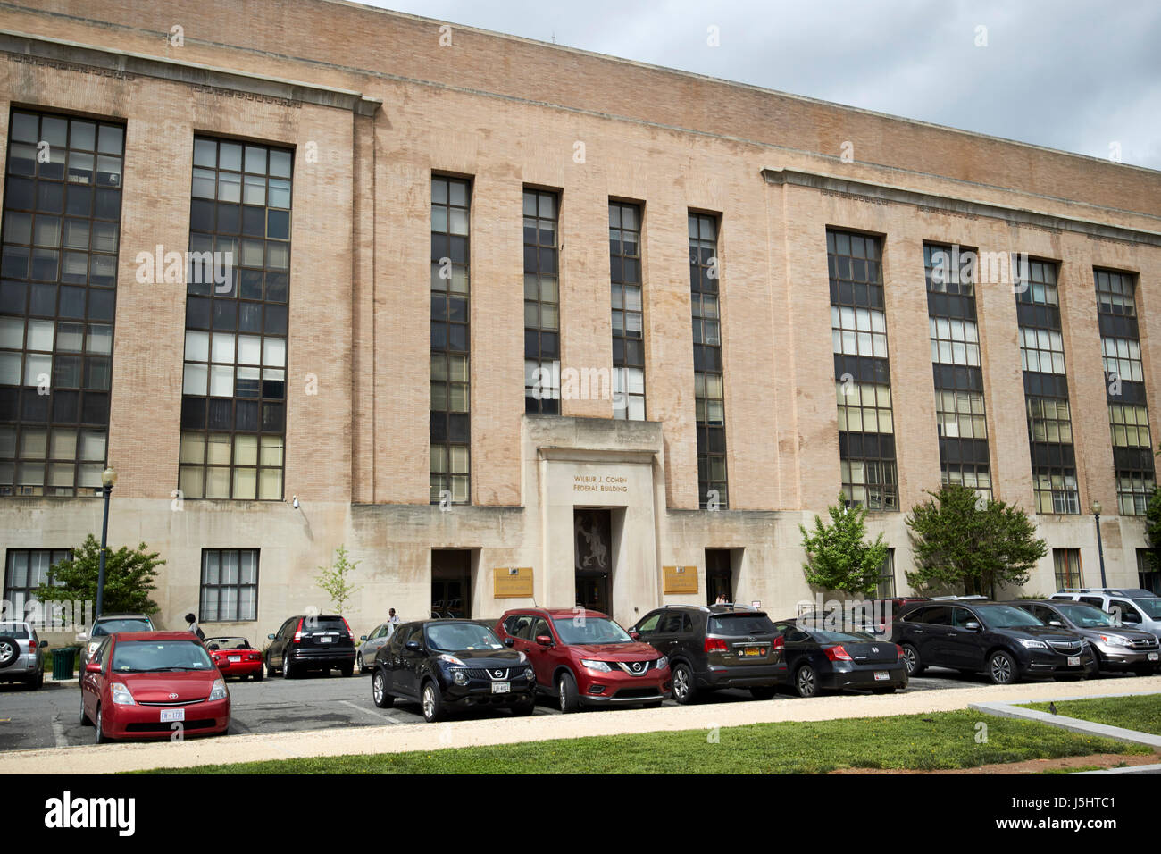 Wilbur j. cohen edificio federale ex ferrovia pensione pensione Washington DC USA Foto Stock