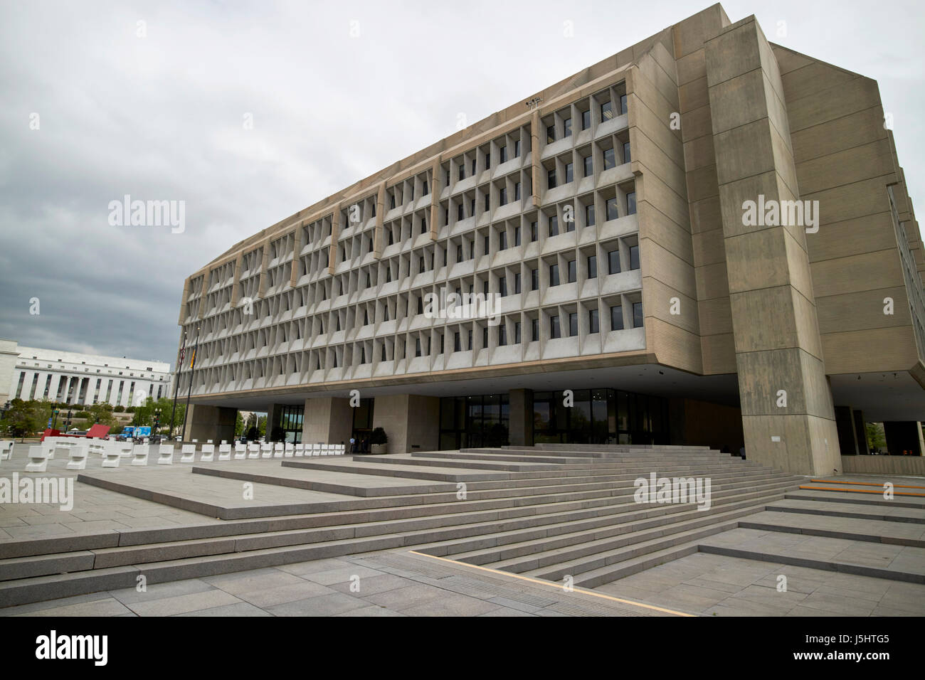 Hubert H Humphrey costruzione di Stati Uniti del dipartimento della sanità e dei servizi umani Washington DC USA Foto Stock