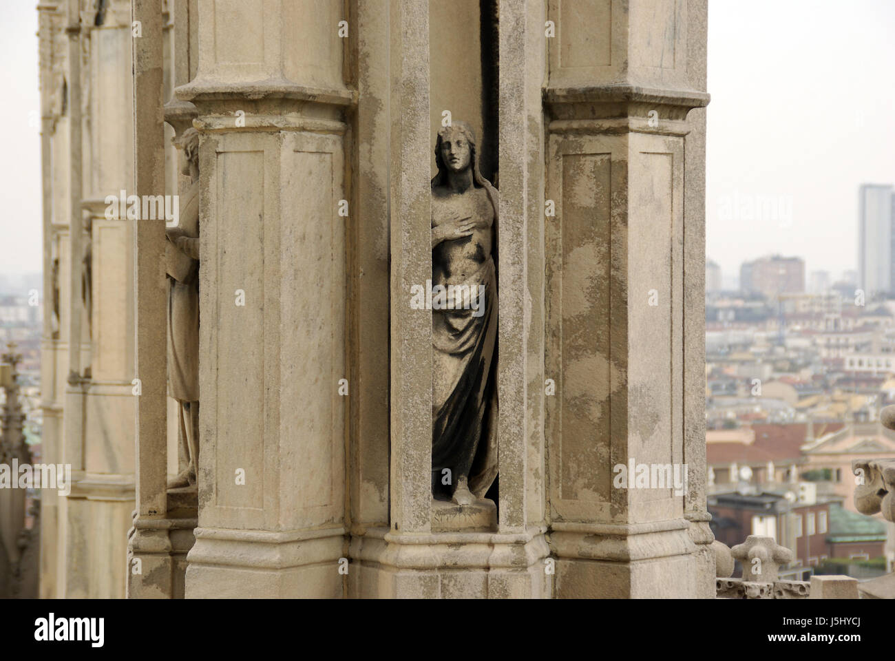 Arte storica opera d'arte famosa antica cattedrale barocca torri in europa Foto Stock