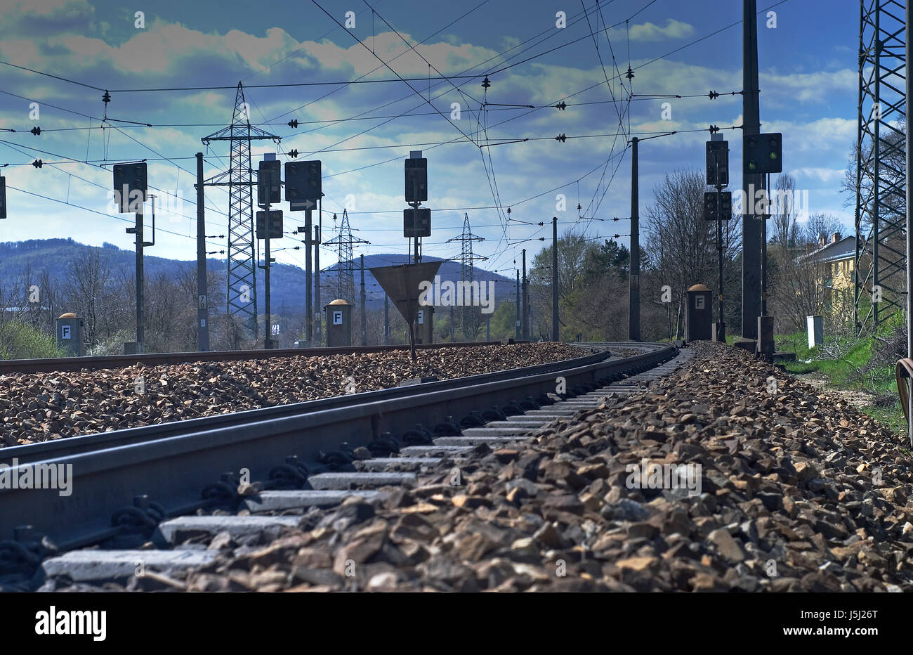 andare a ovest Foto Stock