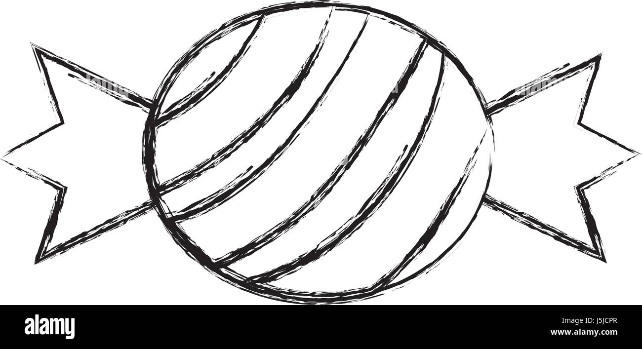 Isolato di caramella dolce Illustrazione Vettoriale