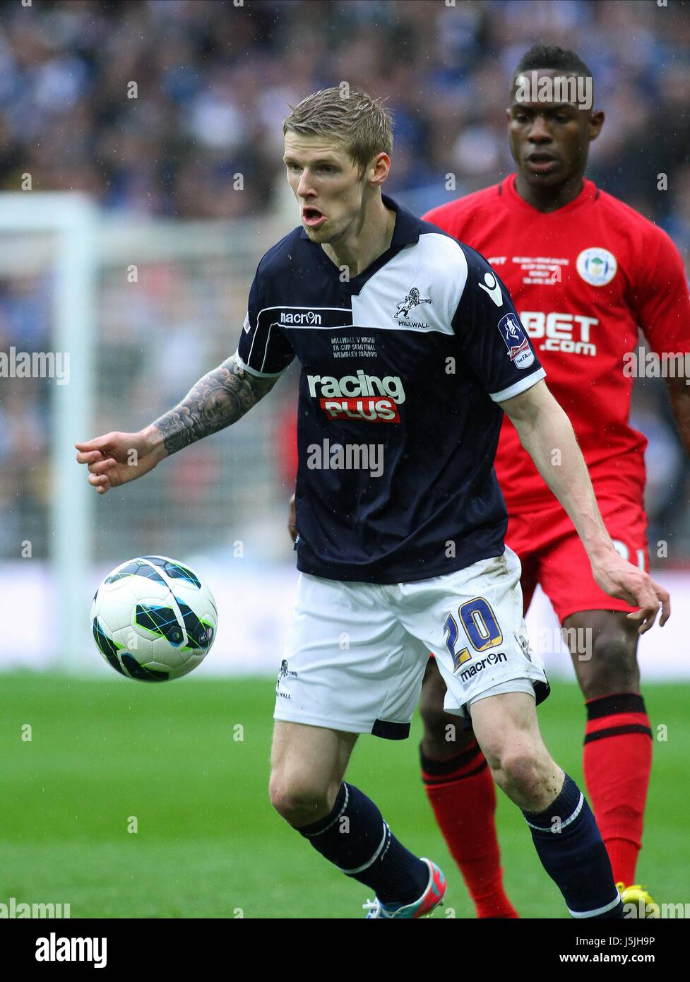 ANDY KEOGH MILLWALL FC Londra Inghilterra REGNO UNITO 13 Aprile 2013 Foto Stock