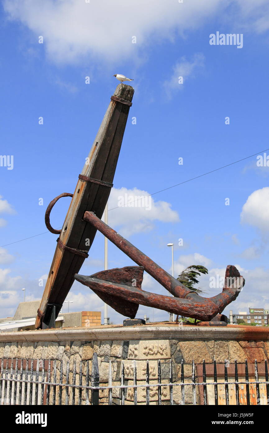 Trafalgar Memorial, Clarence Esplanade, Southsea, Portsmouth, Hampshire, Inghilterra, Gran Bretagna, Regno Unito, Gran Bretagna, Europa Foto Stock