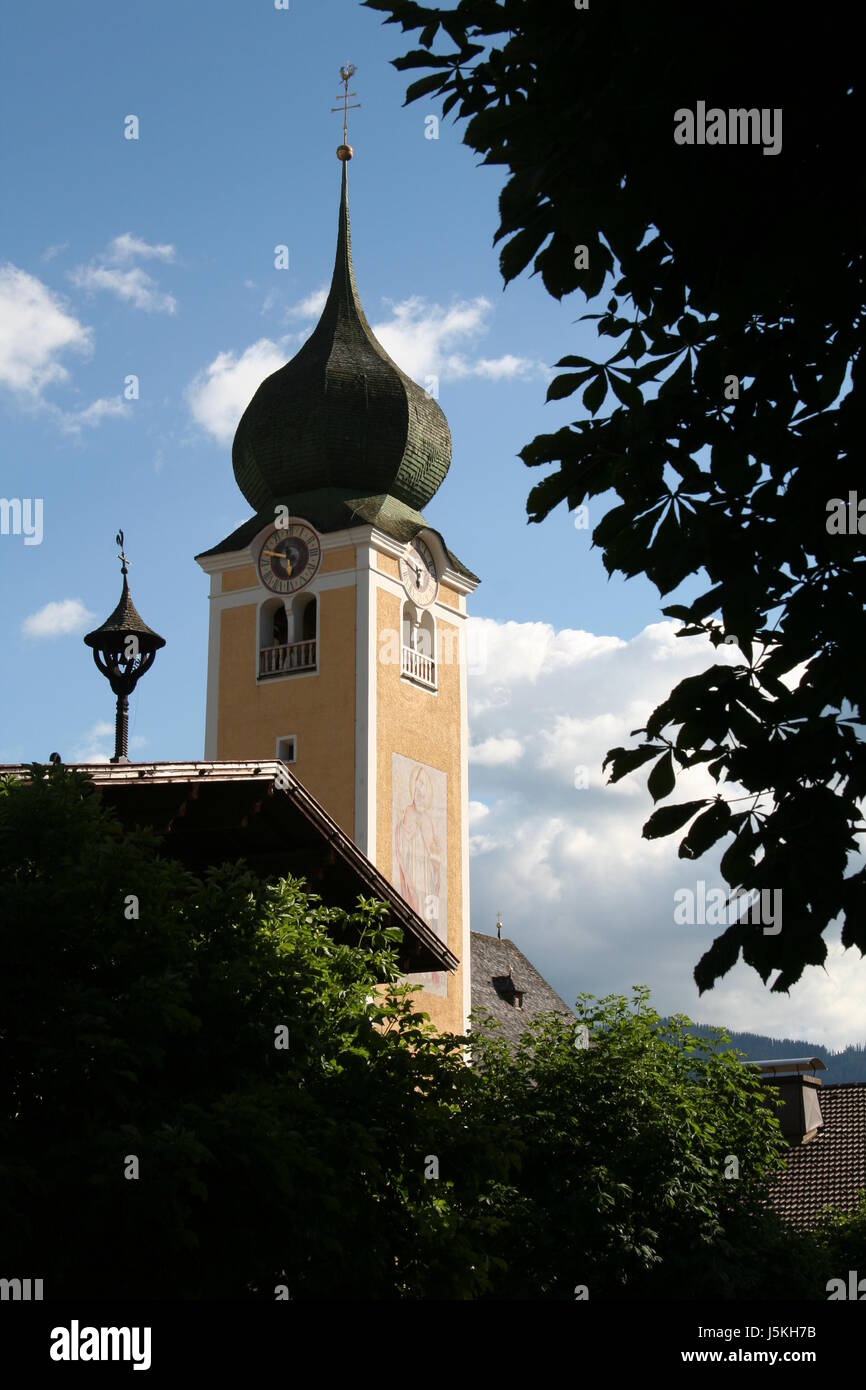 Westendorf villaggio chiesa Foto Stock