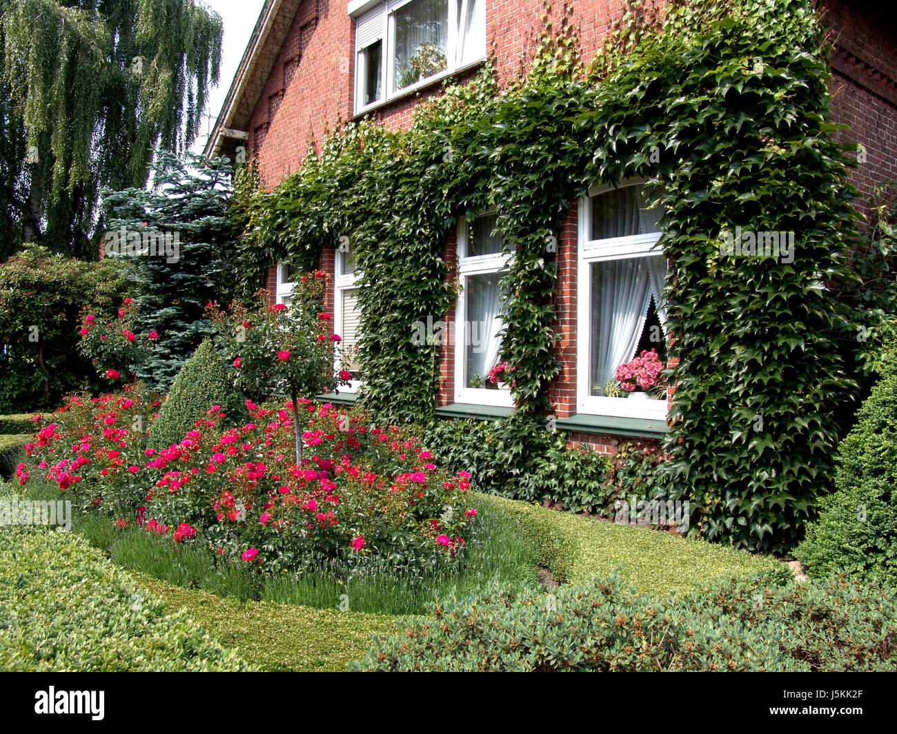 Giardino Ben curato Foto Stock