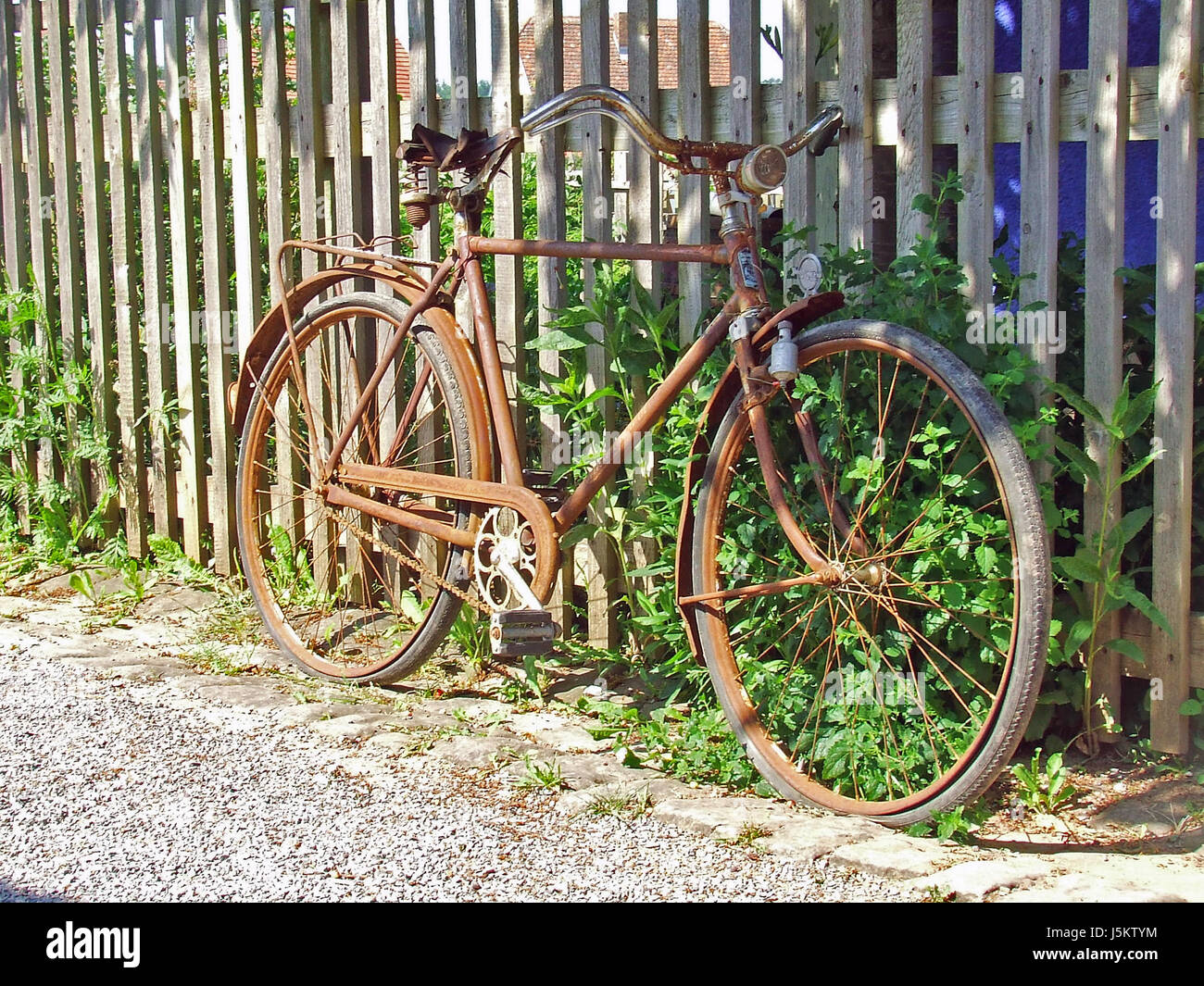Vecchia bici Foto Stock