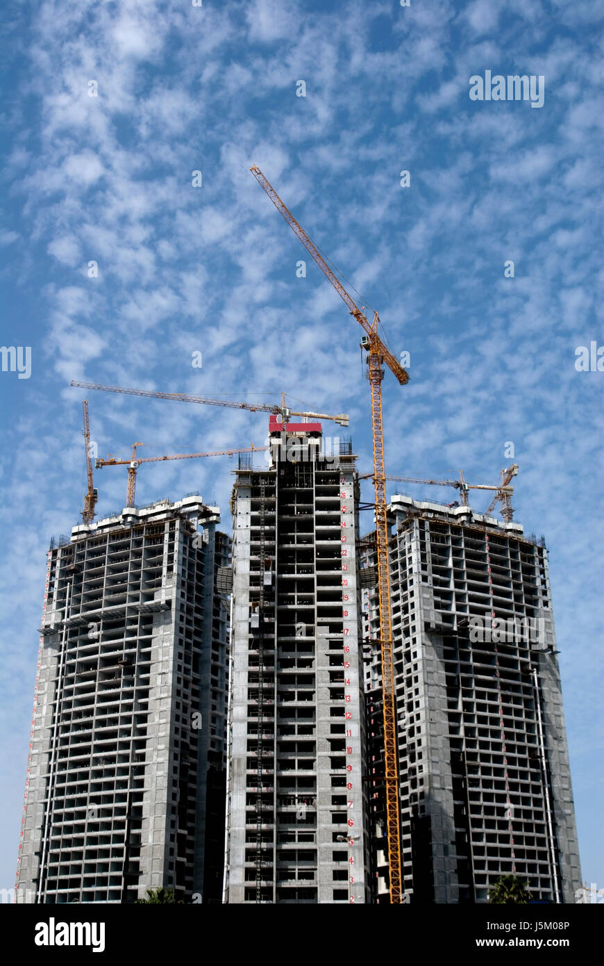 Blue House Building office edificiio multipiano edificio multipiano multi-story Foto Stock
